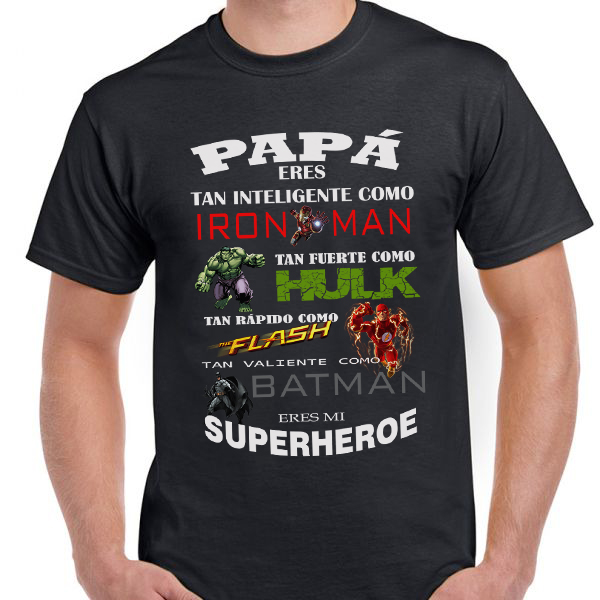 Hormiga Rascacielos adyacente Camiseta Papa Superheroe • AMM. Personal e intransferible camiseta papa  superhéroe