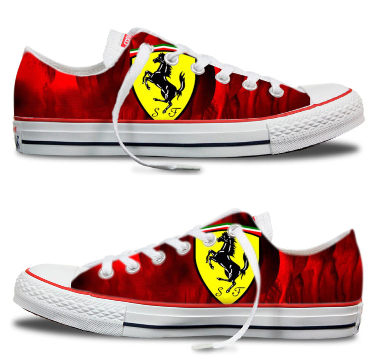 Zapatillas Victoria personalizadas Ferrari