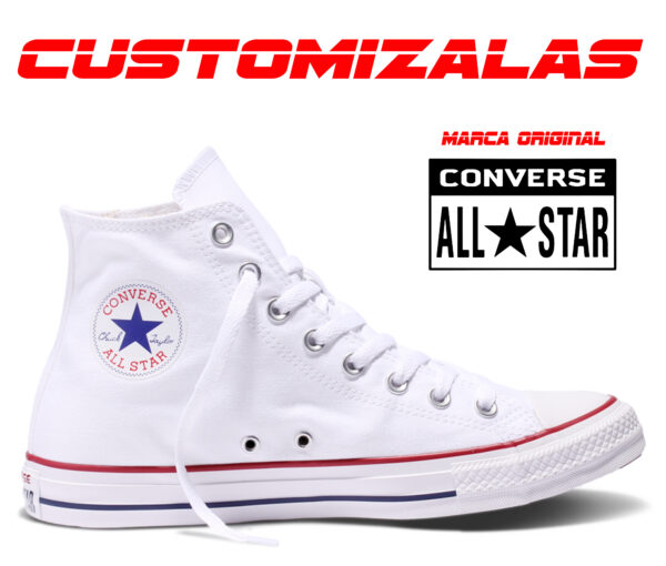 Converse alta 4 caras