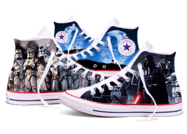 Converse Starwars caña alta 4 caras