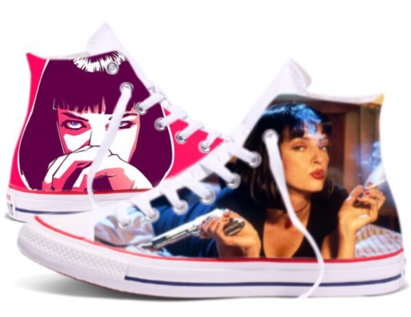 Converse Mia Wallace caña alta 2 caras