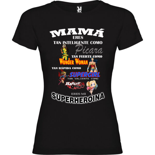 Camiseta Mamá superheroína 2