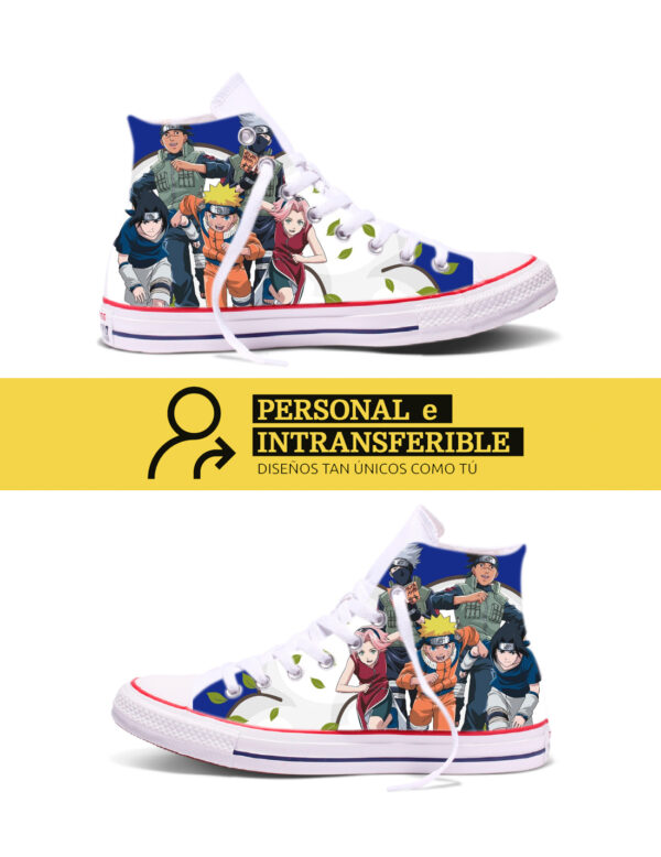 Converse Naruto2 high top 2 sides