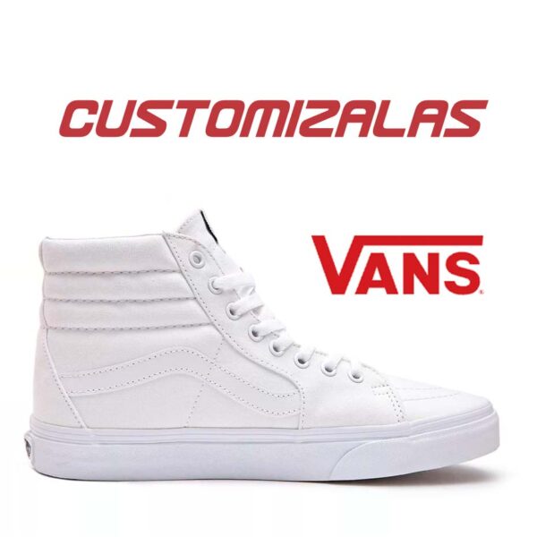 Vans caña alta 2 caras